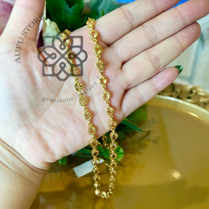 SURYA MALA — Genuine Citrine Rivière-Inspired Gemstone Necklace สุริยมาลา — สร้อยคอซิทรินแท้เรียงพลอยต่อเนื่อง